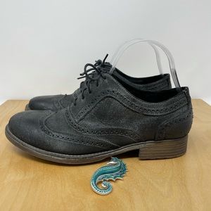 Classic Black Women's Brogue Shoes